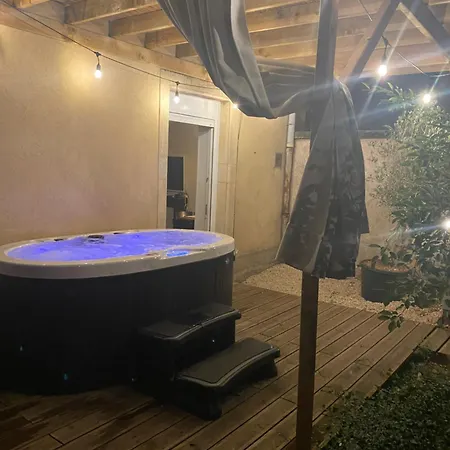 Апартаменты Tres Bel Avec Son Jardin Et Jacuzzi En Plein Centre De